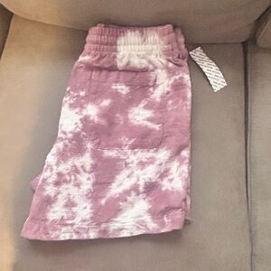 BDG Pink Tie-Dye Athletic Shorts